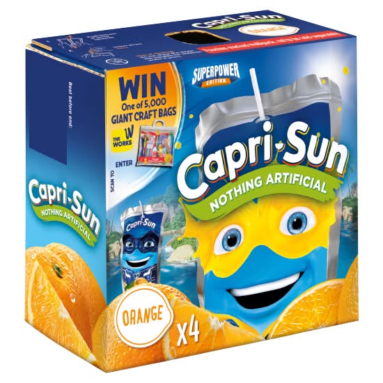 Capri Sun Orange Drink (4 x 200ml)