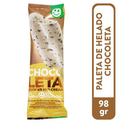 Dos Pinos Helado Paleta Choc Cookies&Cream 75 Gr