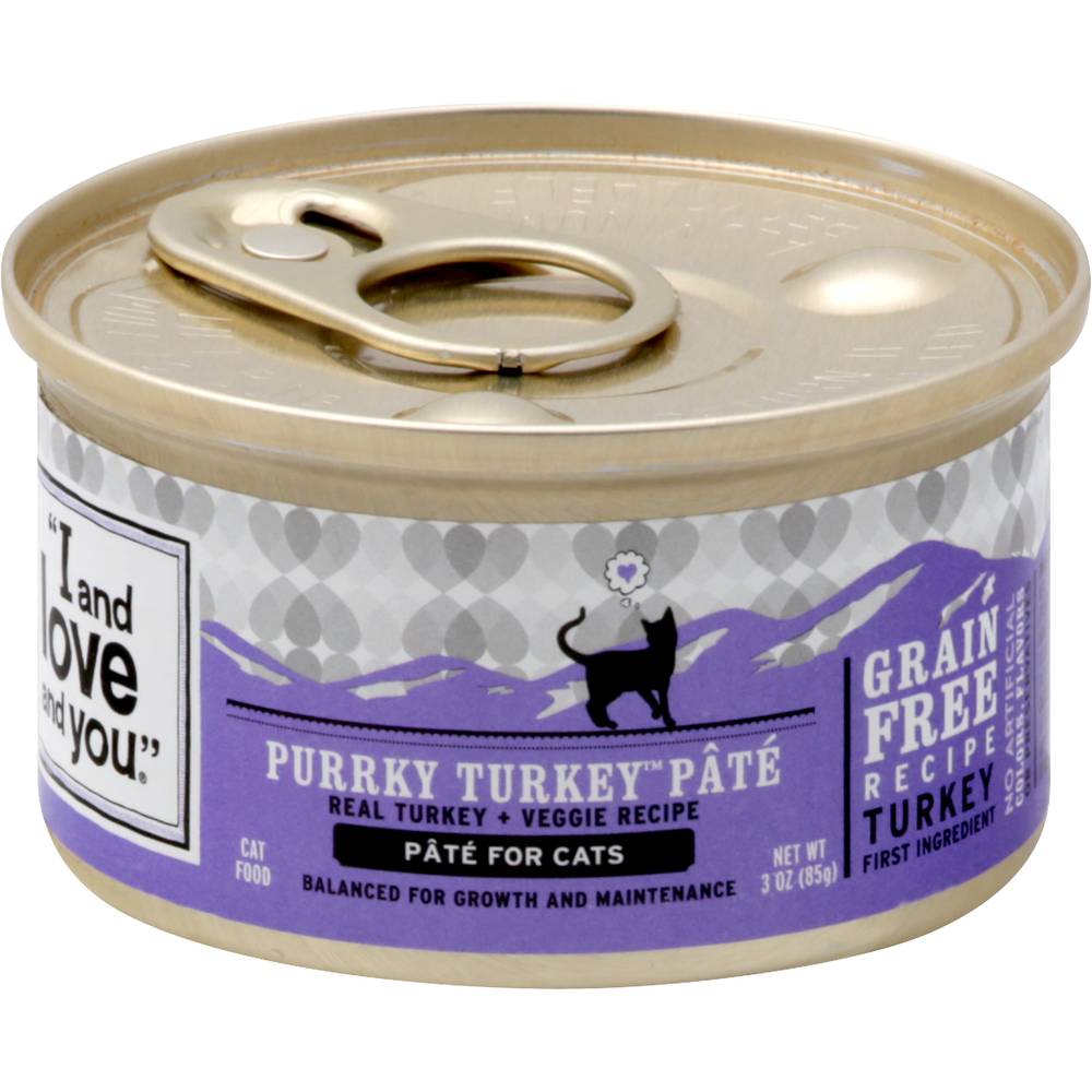 I and love and you Purrky Turkey Pate Cat Food (3 oz)