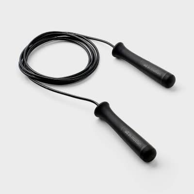 All In Motion Weighted Jump Rope, 2 in, Black