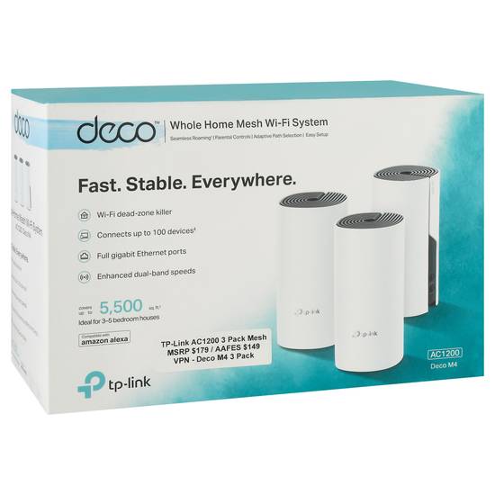 Deco Whole Home Mesh Wi-Fi System Box