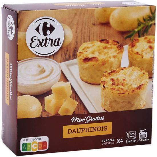 Carrefour Extra - Plat cuisiné mini gratins dauphinois (120g)