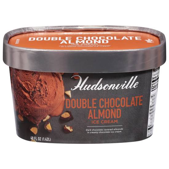 Hudsonville Ice Cream (double chocolate-almond)