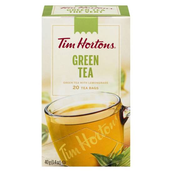 Tim Hortons Green Tea With Lemongrass (20 units)