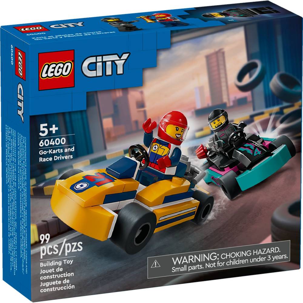 Lego City Go-Karts & Race Drivers Toy Playset (99 ct)