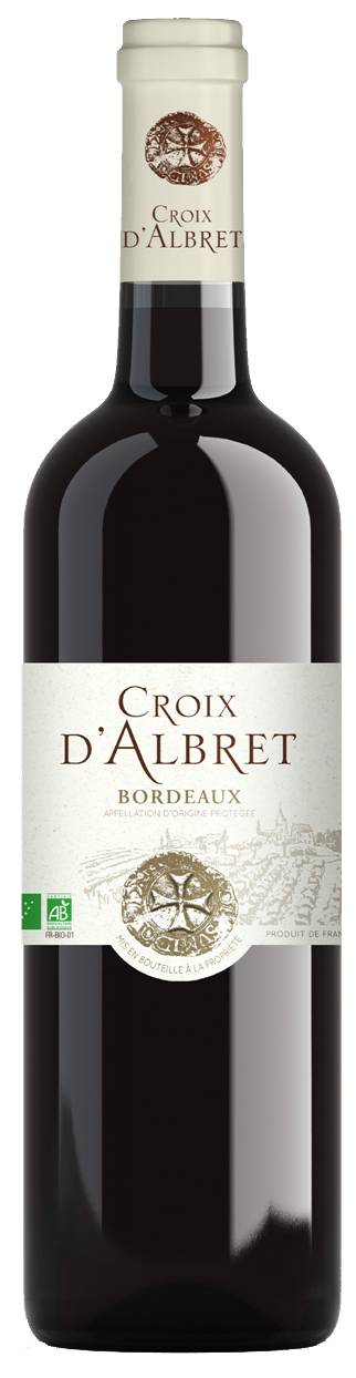 Croix D'albret - Bordeaux vin rouge bio (750 ml)