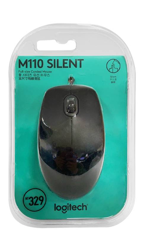 (全)M110靜音全尺寸有線滑鼠
