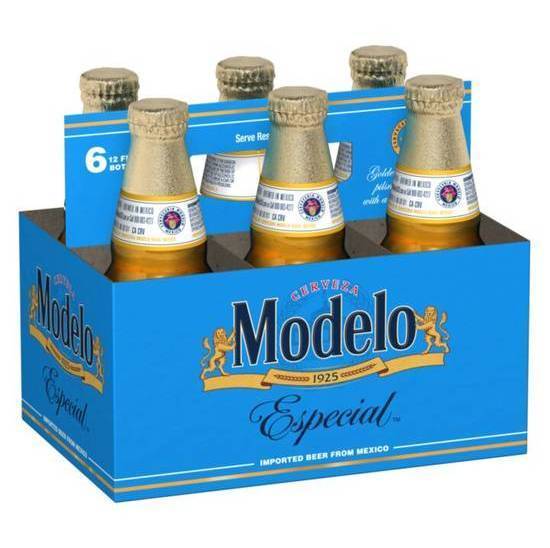 Modelo Especial Mexican Lager Import Beer (6 x 12 fl oz)
