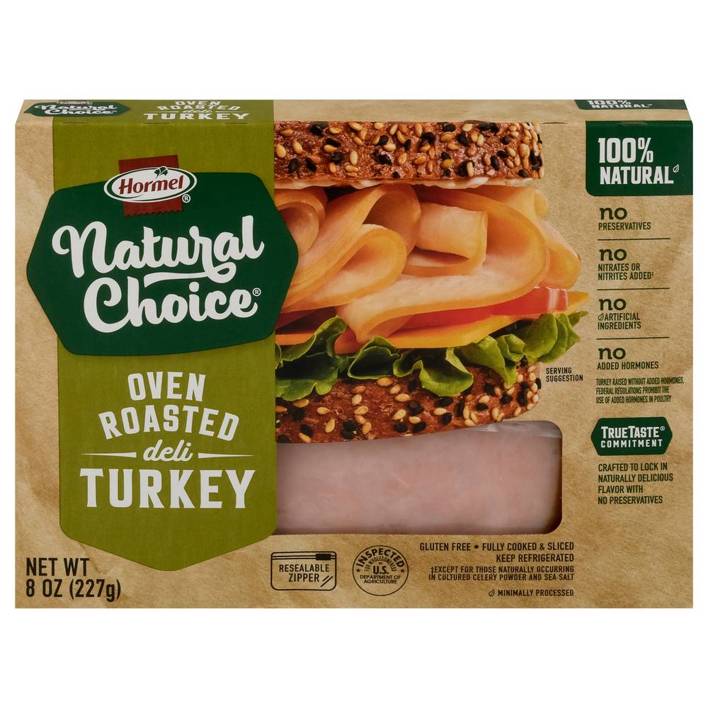 Hormel Natural Choice Oven Roasted Deli Turkey Slices (8 oz)