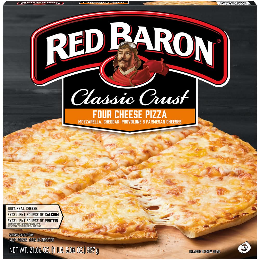 Red Baron Classic Crust Four Cheese Pizza (21.06 oz)