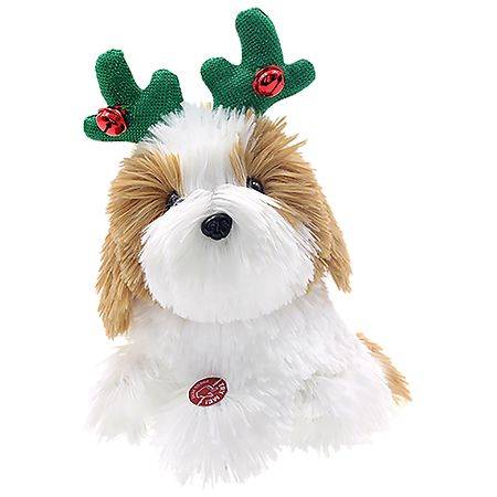 Festive Voice Animated Dancing Puppy