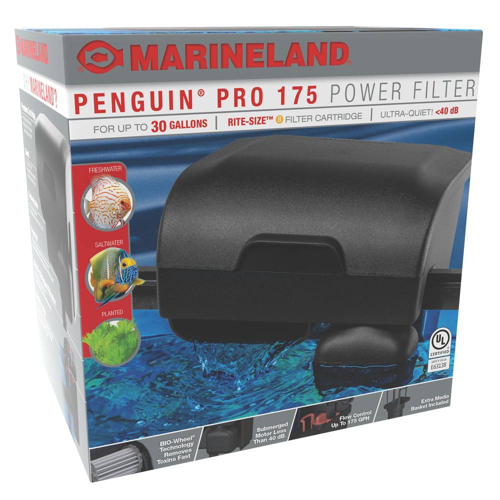 Marineland Penguin PRO 175 Power Filter (Size: 30 Gal)