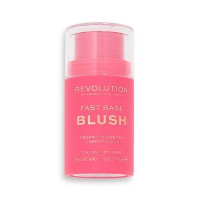 Makeup Revolution Fast Base Blush Stick - Rose - 0.49oz