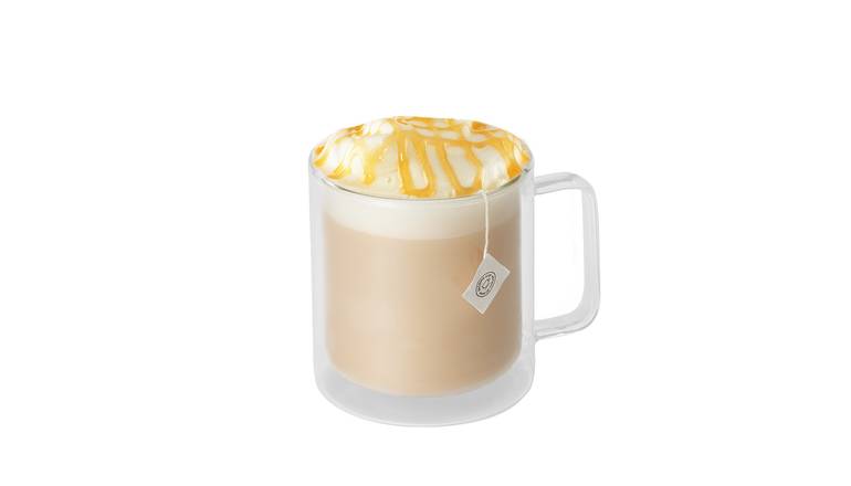 Thé latte miel et vanille
