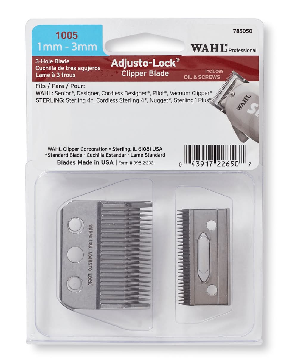 Wahl Professional 3-hole Clipper Blade - Standard - 1mm-3mm