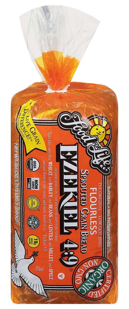 Food for Life Ezekiel 4:9 Bread, Sprouted Grain, Flourless