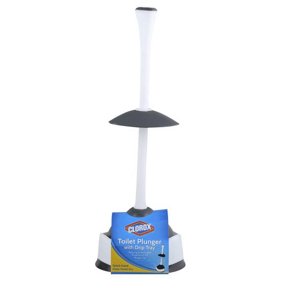 Clorox Toilet Plunger With Drip Tray