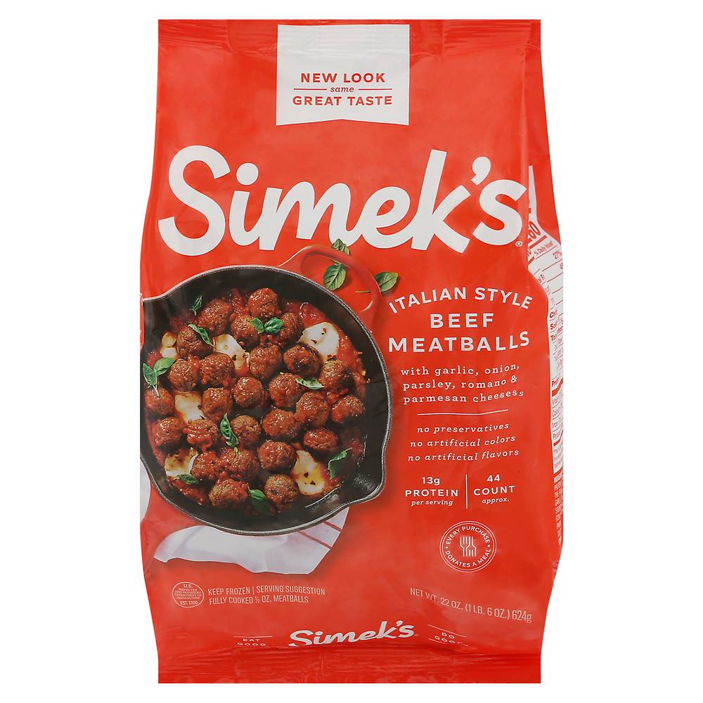 Simek's Italian Style Beef Meatballs (1.38 lbs)