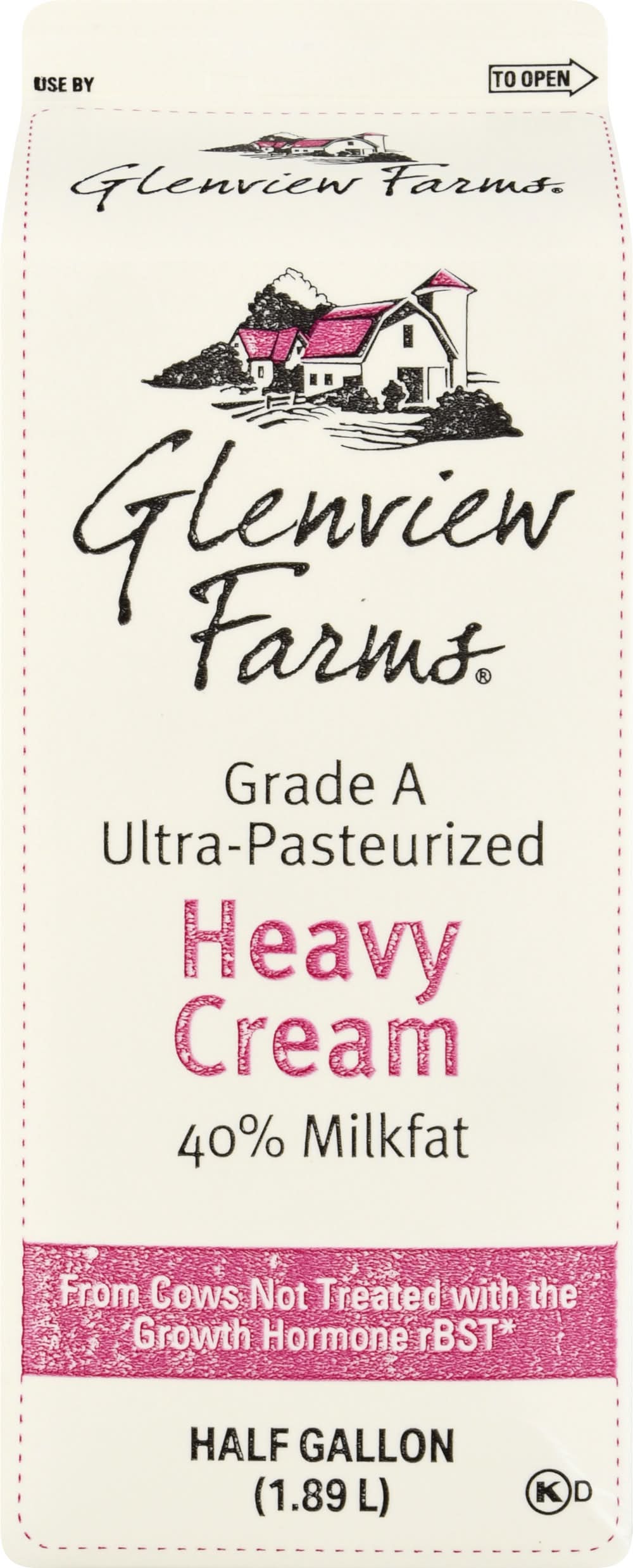 Glenview Farms Heavy Cream (0.5 gal)