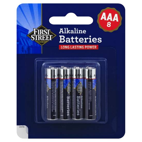 First Street Alkaline Batteries (8 ct)