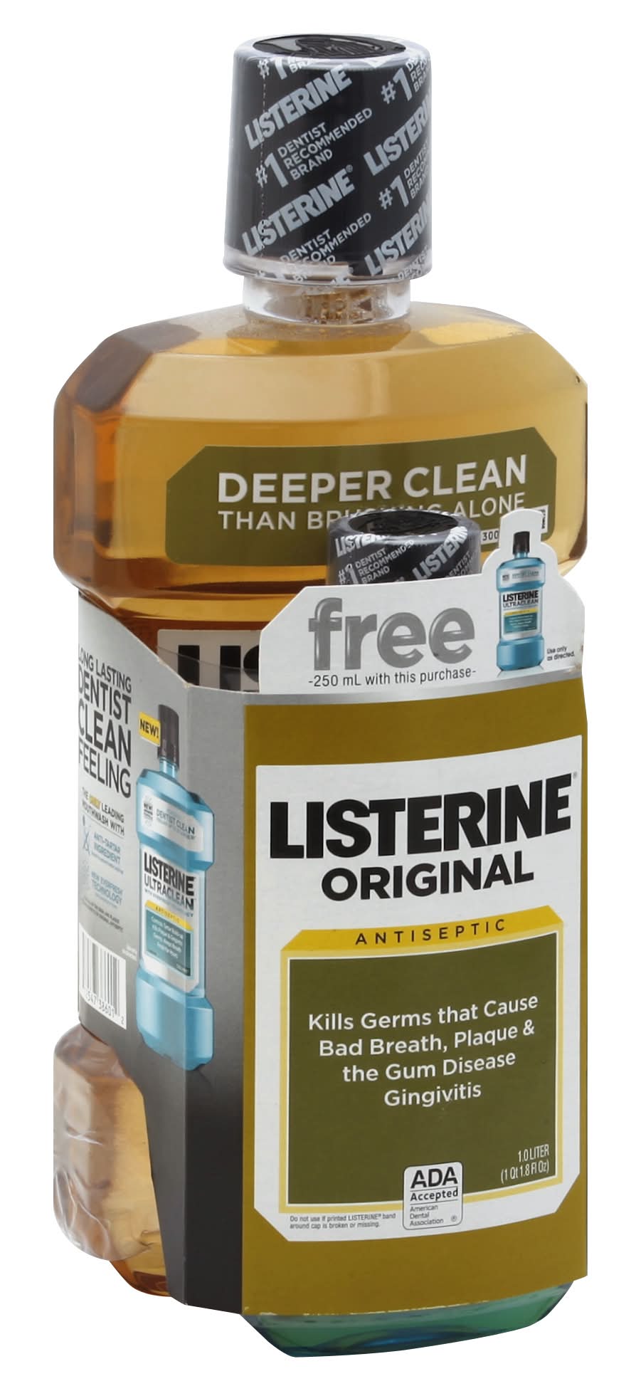 Listerine Antiseptic (1 L, 2 ct)