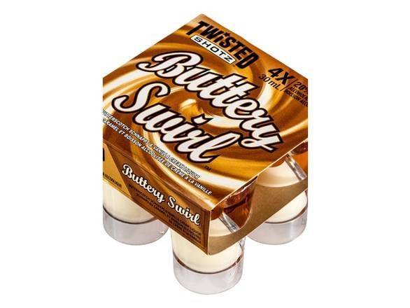 Twisted Shotz Buttery Nipple (4 pack, 30 ml)