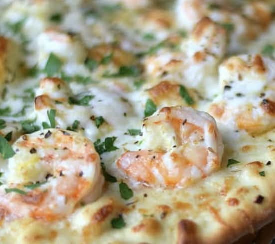 Shrimp Scampi Pizza