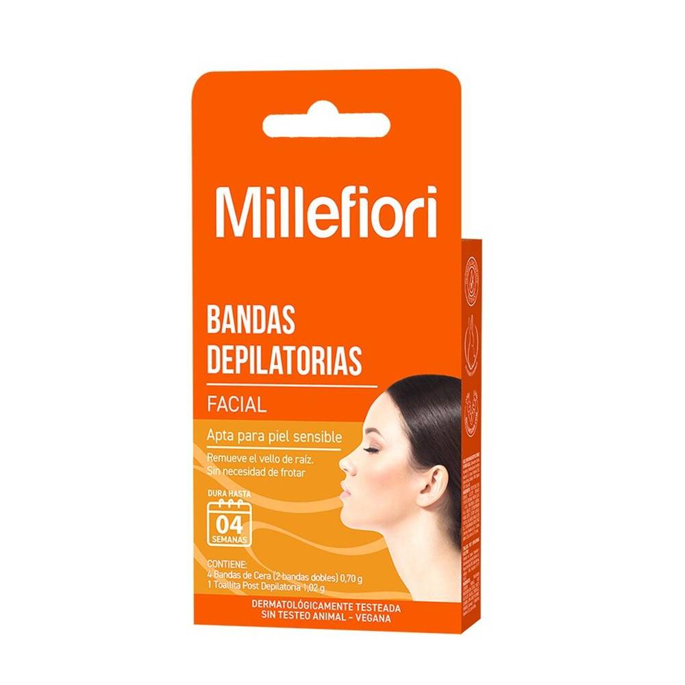 Millefiori Bandas Faciales 4 Unidades