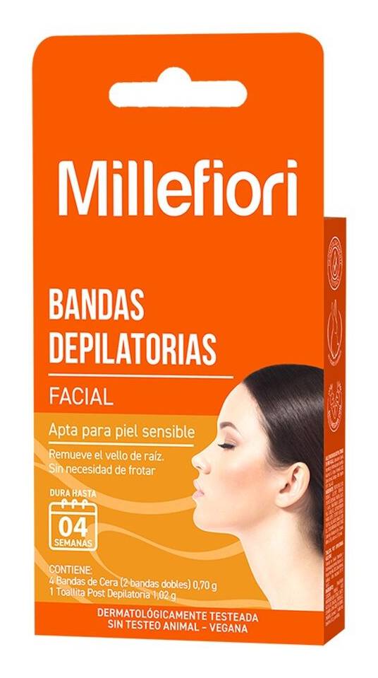 Millefiori Bandas Faciales 4 Unidades