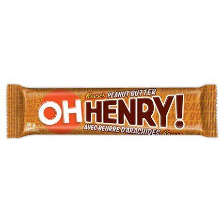 Oh Henry! Chocolate Bar, Reese's Peanut Butter (58 g)