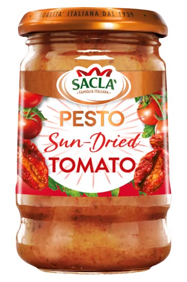Sacla' Pesto Sun Dried Tomato Sause (190g)