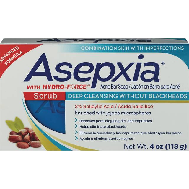 Asepxia Scrub Acne Bar Soap, 4 OZ