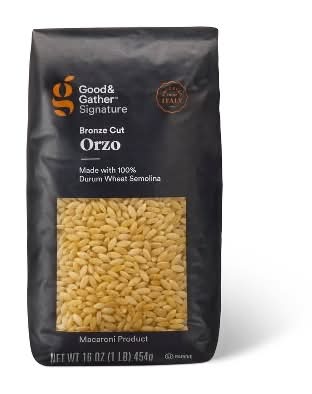 Good & Gather Durum Wheat Semolina Bronze Cut Orzo