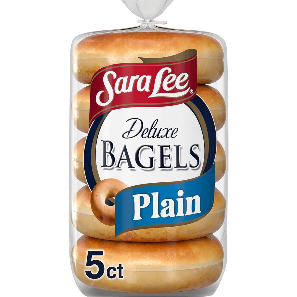 Sara Lee Plain Deluxe Bagels