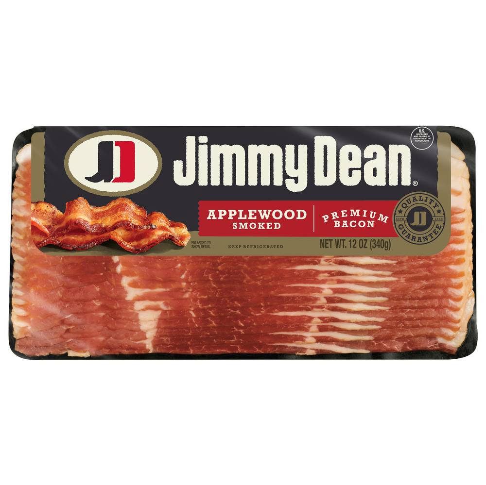 Jimmy Dean Applewood Smoked Premium Bacon (12 oz, 16 ct)