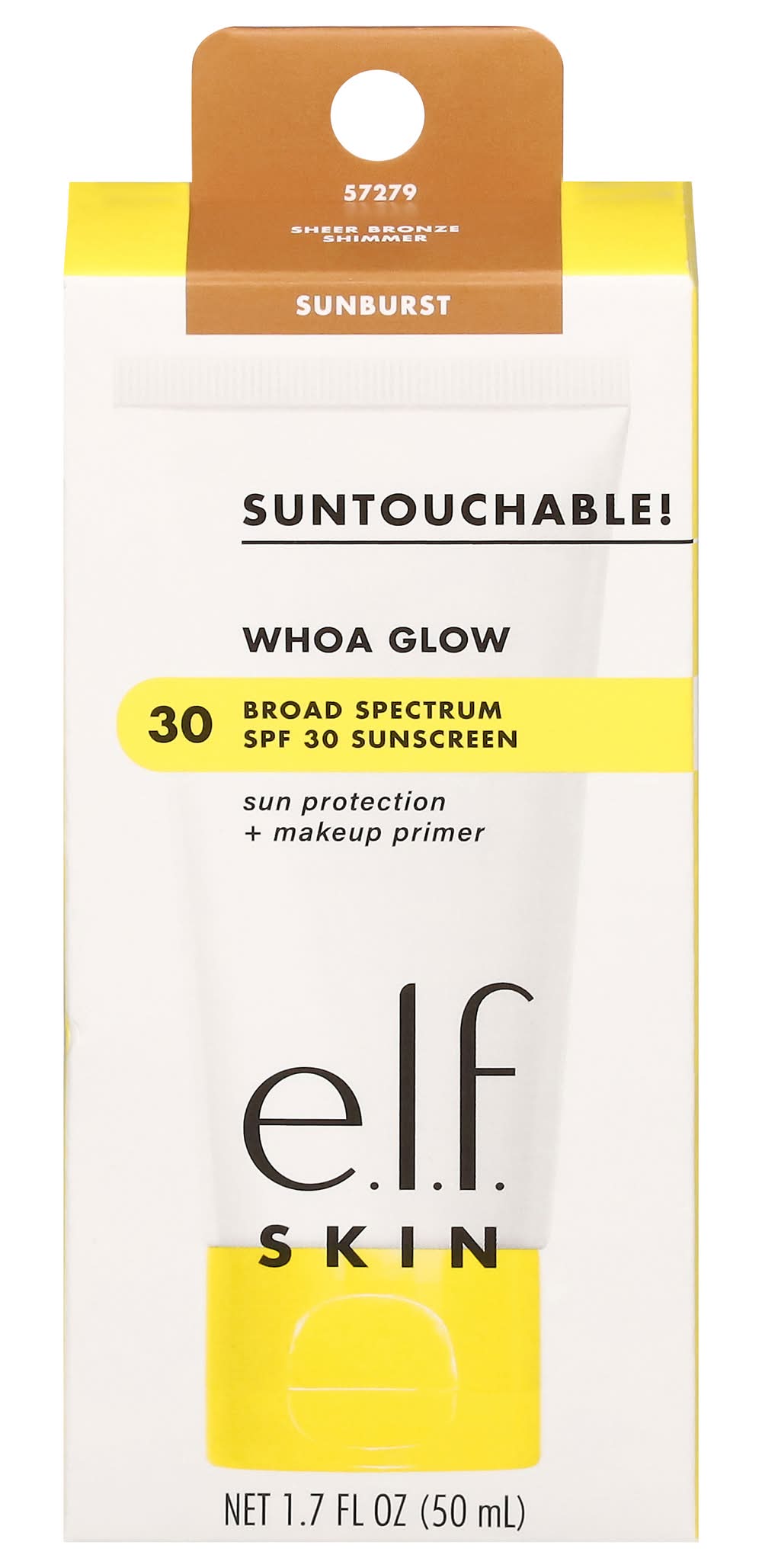 e.l.f. Skin Sheer Bronze Shimmer Broad Spectrum Spf 30 Sun Protection + Makeup Primer (1.7 fl oz)