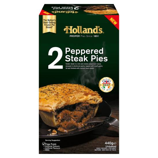Holland's Pies (peppered steak)