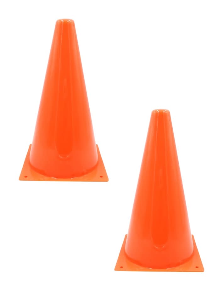 Outdoor Fun Playground Cone Set, 9.5 in, Orange (2 ct)