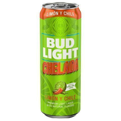 Bud Light Chelada Premium Lager Beer (25 fl oz) (limon y chile)