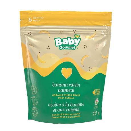 Baby Gourmet Organic Banana Raisin Oatmeal (227 g)