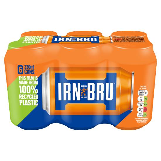 Irn-Bru 6 X 330ml Cans