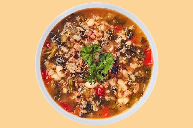 Turkey Sausage & Kale Soup