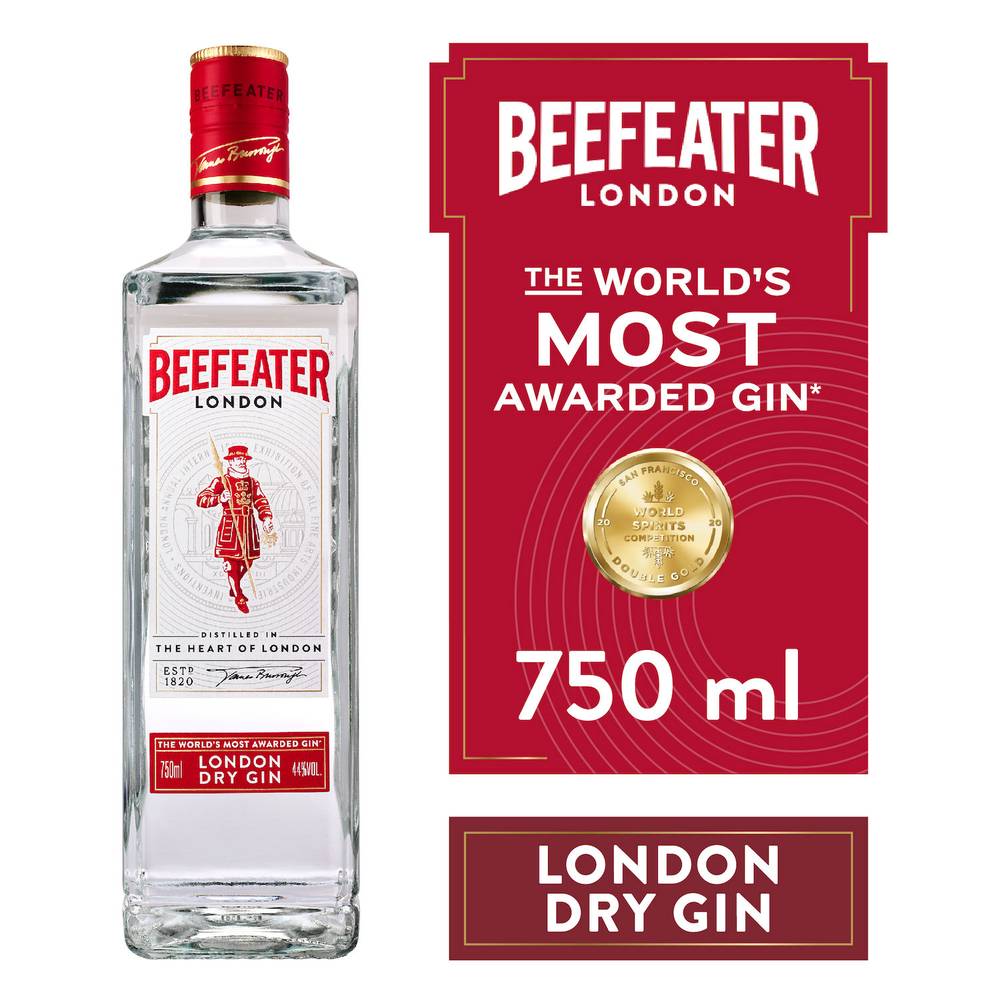 Beefeater gin london dry (botella 750 ml)