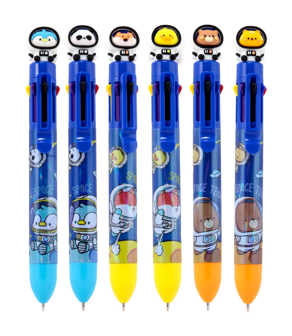 Caneta Multicolor Pvc - Equipa Do Espaço