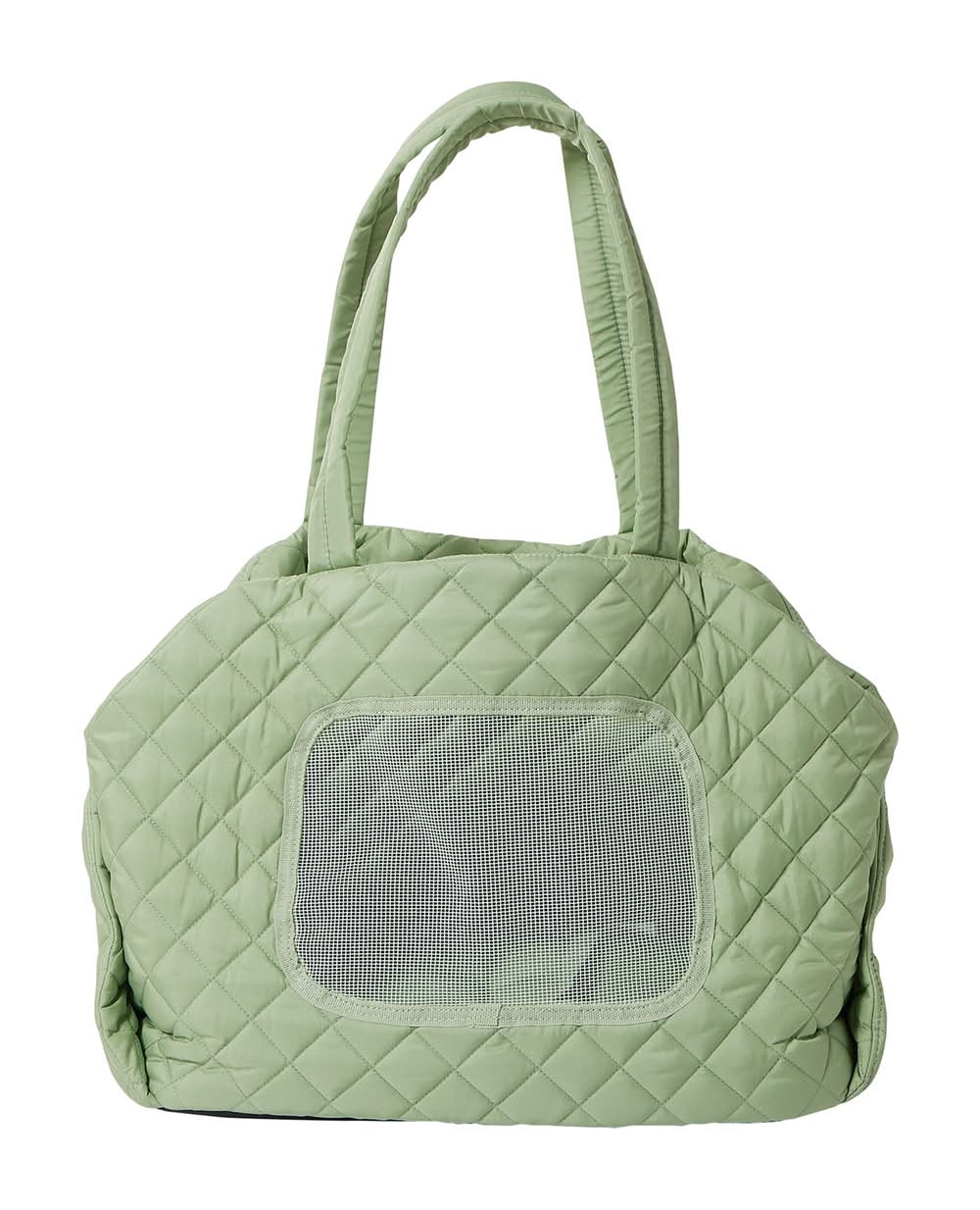 Top Paw® Bed Tote Pet Carrier - Dog Carrier, max 20 lbs, Green & Black (Color: Green)