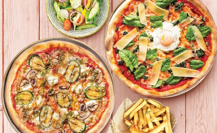 Any 2 pizzas & 2 sides