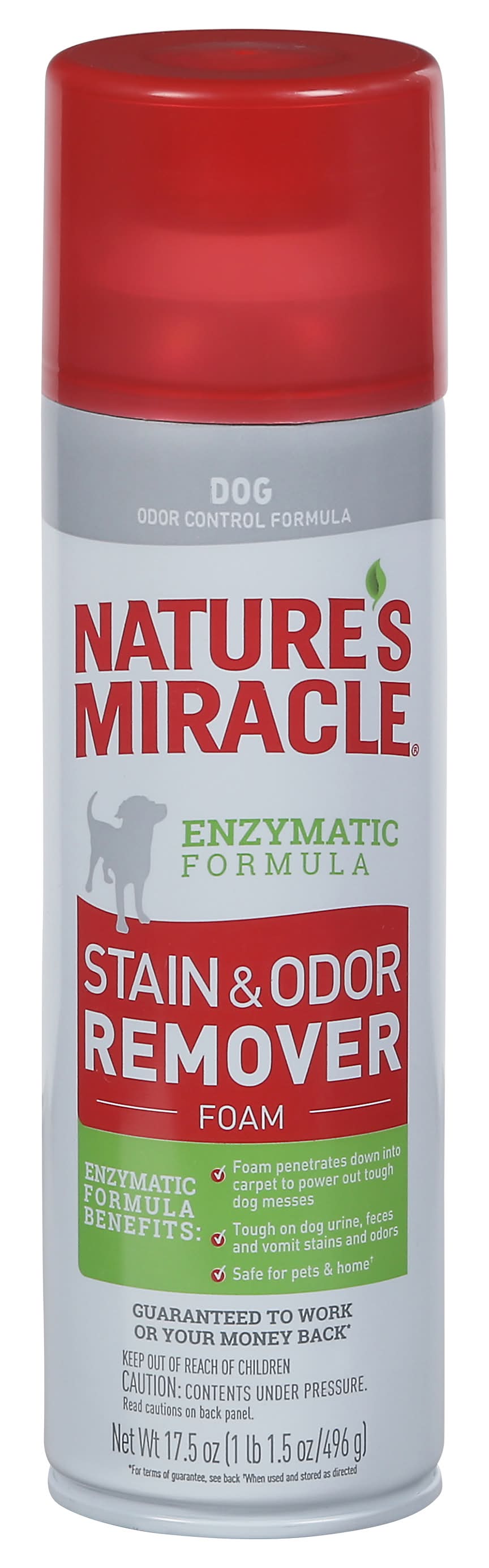 Nature's Miracle Enzymatic Formula Dog Stain & Odor Remover Foam (17.5 oz)