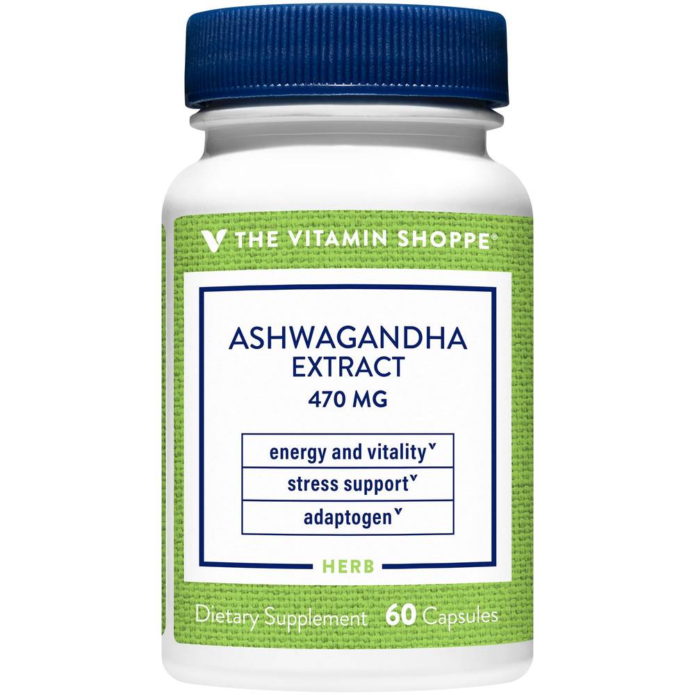 The Vitamin Shoppe Ashwagandha Extract Capsules (60 ct)