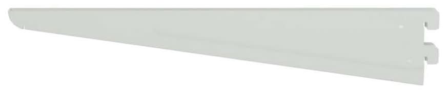 Everbilt 14.5 In. Heavy Duty Steel Shelf Track Bracket For Wood Shelving - White