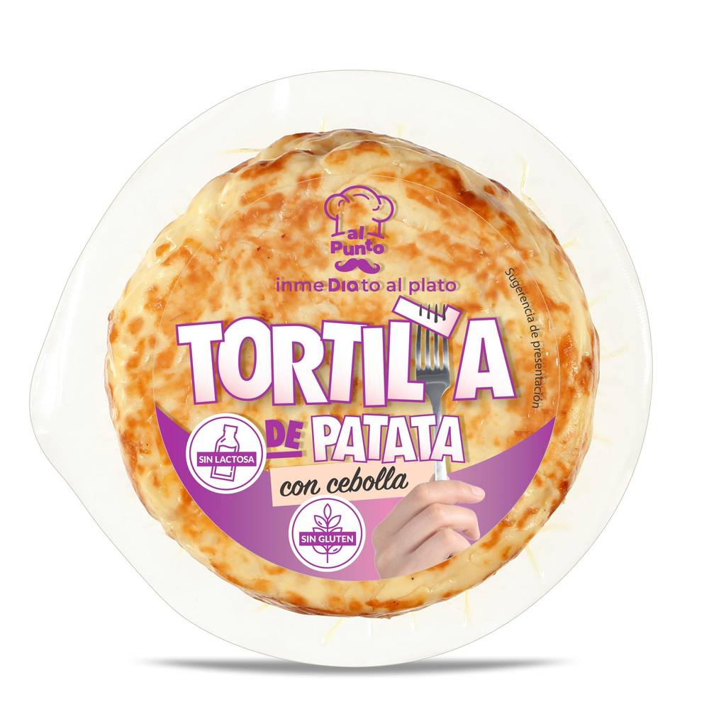 Mini Tortilla De Patatas Con Cebolla Al Punto Dia Bandeja 220 G